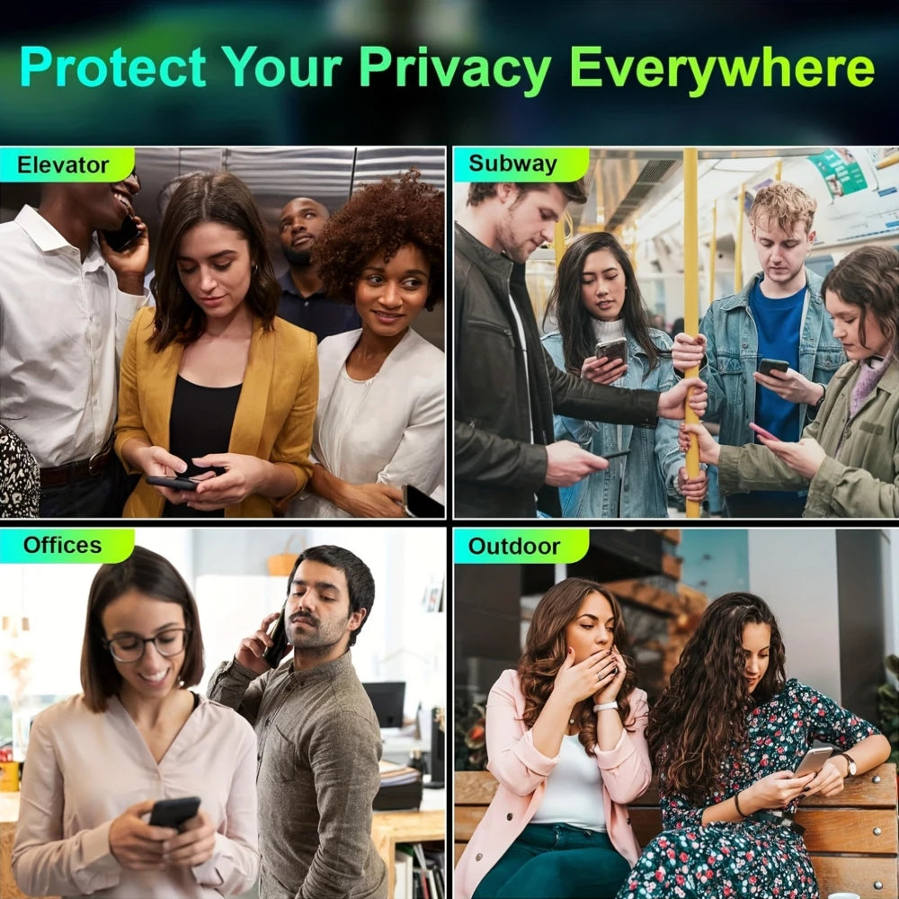 Privacy Screen Protector for Iphone 17 Pro Max Anti-Spy Glass for Iphone 16 15 14 13 12 11 Pro Max Privacy Film Iphone 17