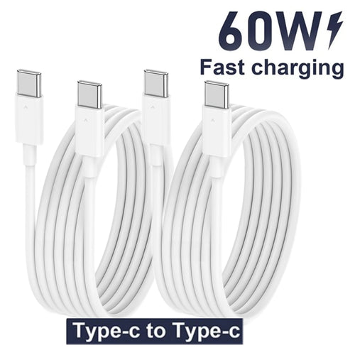 1.8M USB C to Type C Fast Charging Cable for Xiaomi Huawei Samsung Iphone 17 16 15 Series 60W Safe and Efficient Charger Line